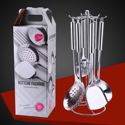 Ensemble de matériel de plancher en acier inoxydable 304 doré mat comprend un couteau à fourchette à cuillère pour tout le métal