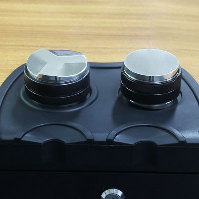 Distributeur de café 54 mm et bois écologique 58 mm double tête Espresso Tamper pour la cuisine