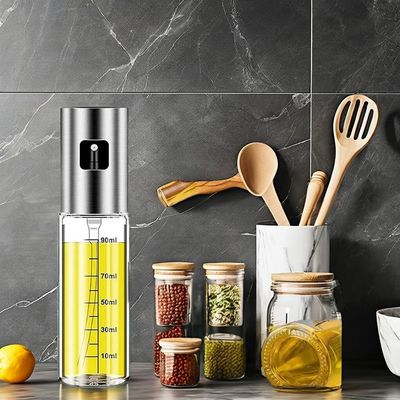 Bouteille de spray de vinaigre d'huile 200 ml Dispenser en verre durable pour le barbecue à l'huile de cuisine