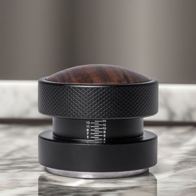 58mm Casquette en bois de noyer d'argent Pour le café