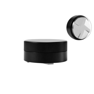 Restaurant.Maison.Café Espresso en acier inoxydable avec un bouchon en bois de noyer