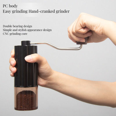 25g-30g Capacité en acier inoxydable Conical Burr broyeur à café manuel pour le broyage de précision