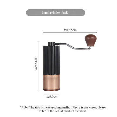 25g-30g Capacité en acier inoxydable Conical Burr broyeur à café manuel pour le broyage de précision