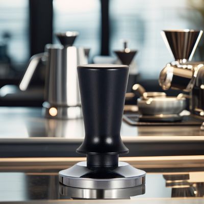 Restaurant et maison Espresso tamper en acier inoxydable 53 mm avec pression calibrée