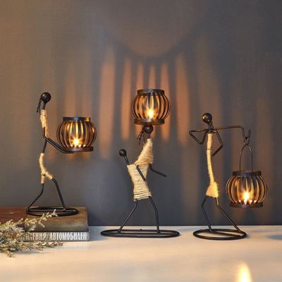 Porteur de chandelier aromathérapeutique en fer d'argent Un incontournable pour les fêtes de Noël