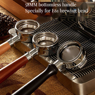 Fournir directement un filtre à café portable en acier inoxydable de 58 mm pour les outils de café et de thé