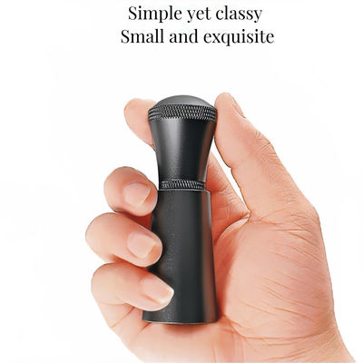Distributeur d'aiguilles d'espresso en acier inoxydable noir