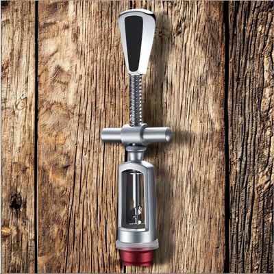 Acier inoxydable et alliage de zinc ouvreur de vin tire-bouchon multifonctionnel pour option laser