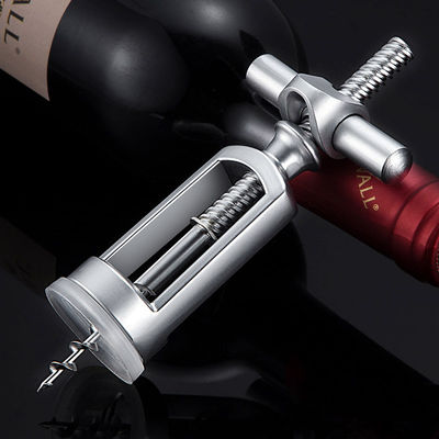 Acier inoxydable et alliage de zinc ouvreur de vin tire-bouchon multifonctionnel pour option laser