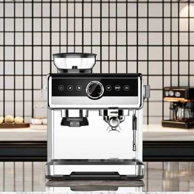 Machine à café semi-automatique avec tous les accessoires Automatique en acier inoxydable italien