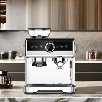 Machine à café semi-automatique avec tous les accessoires Automatique en acier inoxydable italien