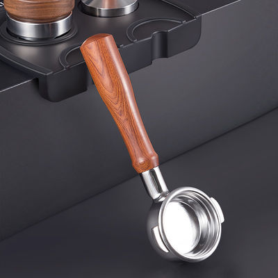 Appareil de pressage de poudre de café 51 mm 58 mm anneau magnétique de dosage en bois pour les services de restauration à emporter