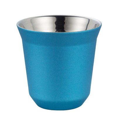 80ML double couche en acier inoxydable 304 Coupe à café Isolation thermique pour les fêtes Style classique