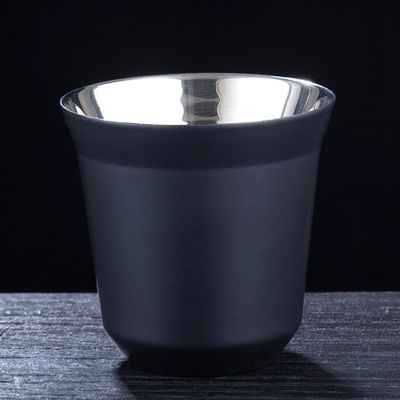 80ML double couche en acier inoxydable 304 Coupe à café Isolation thermique pour les fêtes Style classique