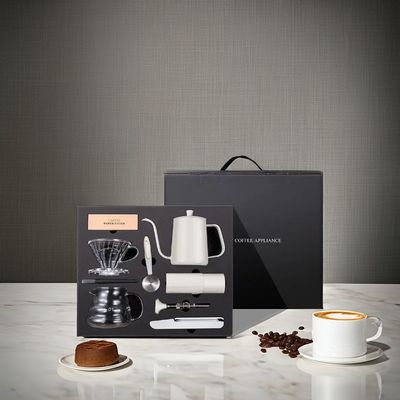Moulin à café manuel en acier inoxydable sans fil de 600 ml Europe Design à vitesse réglable 48 mm