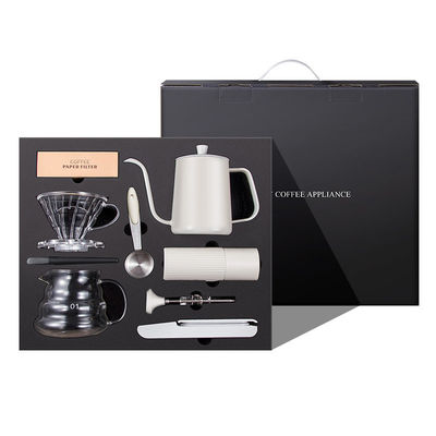 Moulin à café manuel en acier inoxydable sans fil de 600 ml Europe Design à vitesse réglable 48 mm