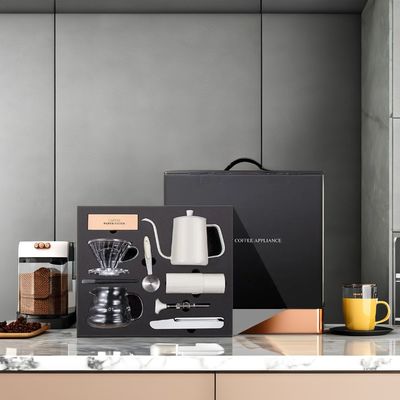 Moulin à café manuel adapté aux déplacements, avec une béquille plate de 48 mm et un corps en acier inoxydable