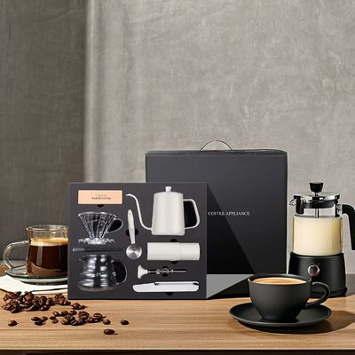 Maçon à café manuel en acier inoxydable avec vitesse et couvercle réglables