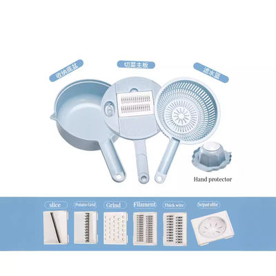 Coupeuse de légumes durable intelligente, manuelle, coupeuse de bols à fruits en bambou pour cuisine