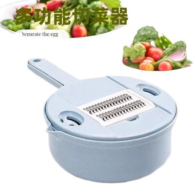 Logo personnalisé en acier inoxydable en forme de bol trancheuse outil polyvalent de bambou pour hacher