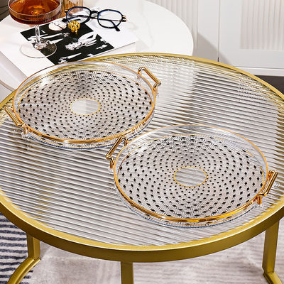 Plateau rond en céramique pour le maintien des tasses, des assiettes et des assiettes
