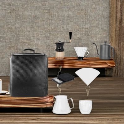 Set de 9 pièces pour les amateurs de café en déplacement