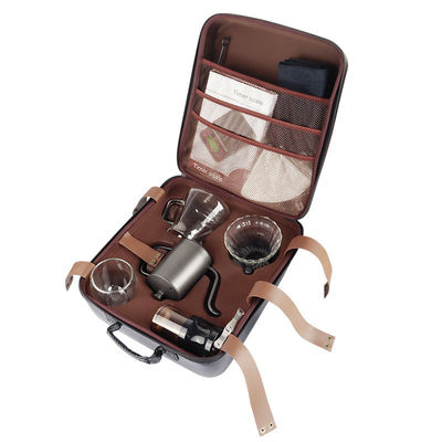 Boîte cadeau sac à main Kit de remplissage avec broyeur de haricots en métal Box idéal Ramadan Set de café
