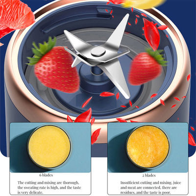 Supermarchés Mixeur de jus de bambou portable de 400 ml avec récipient et chargeur de batterie