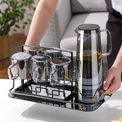 Ensemble de gobelets de boisson de style nordique 1500ml/51oz Kit de gobelets à eau en verre