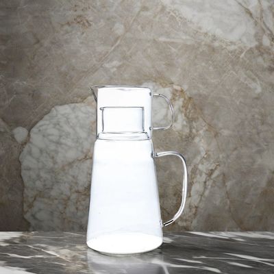 Puits de verre résistant à haute température, design moderne, tasse de luxe, carafe à eau