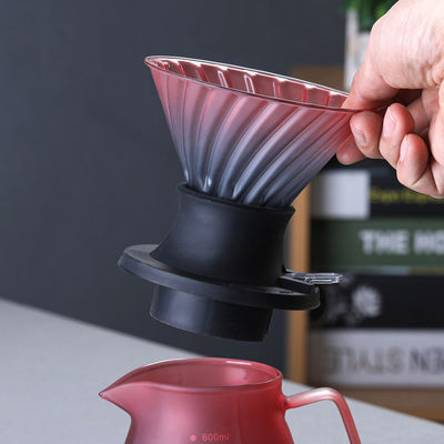Filtre à café en acier inoxydable Percolators à goutte à goutte à main pour verser du café et du thé