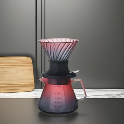 Filtre à café en acier inoxydable Percolators à goutte à goutte à main pour verser du café et du thé
