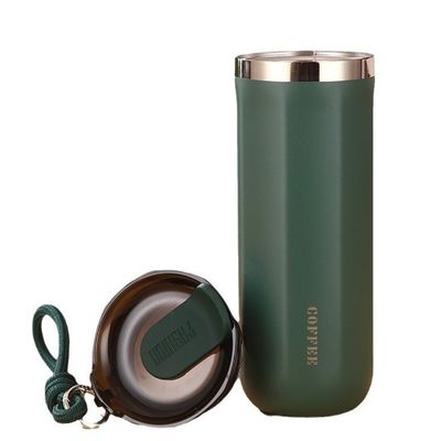 Logo personnalisé 350ml 450ml tasses de café en acier inoxydable Portables pour le bureau et le camping
