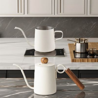 Accessoires de poing à main longue pendante goutte d'oreille Spout Pot métallique pour les cuisines contemporaines