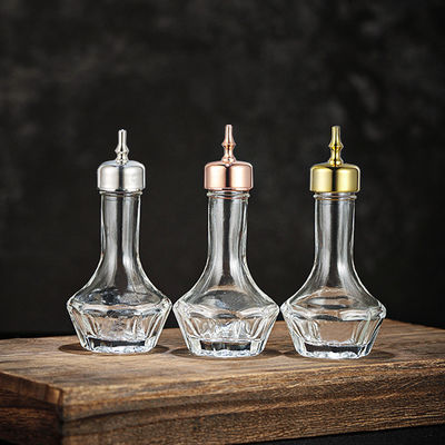 Pas de métal Élégance Amber en forme de U Luxe Verres de vin rouge pour servir la Bourgogne et Bordeaux Type de verre coupé