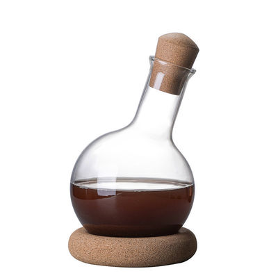 Dispenser de vin en verre borosilicate soufflé à la main pour le vin rouge
