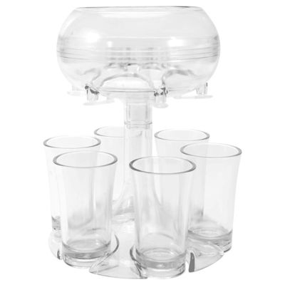 Dispenser et porte-verre à 6 gouttes pour les amateurs de cocktails de bière et de whisky