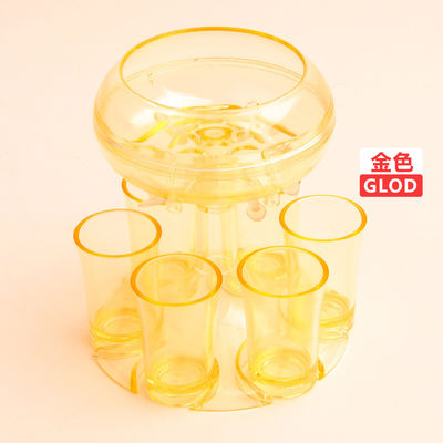 Dispenser et porte-verre à 6 gouttes pour les amateurs de cocktails de bière et de whisky