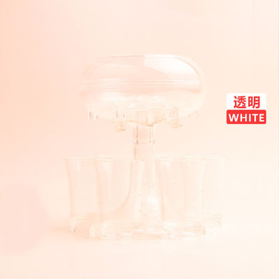 Dispensateur et support de verre à 6 gouttes PMMA pour servir des cocktails de bière et de whisky lors de fêtes