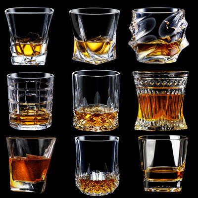 Verres à base lourde de style américain gravés sur mesure pour les fêtes de whisky bar