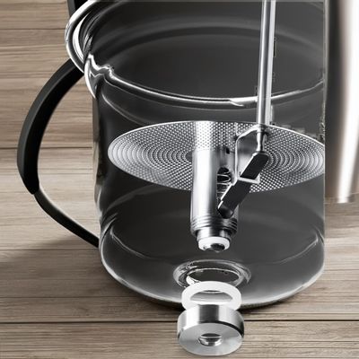 Théière en verre multifonctionnelle de 800 ml pour faire bouillir le thé sur un four à gaz électromagnétique