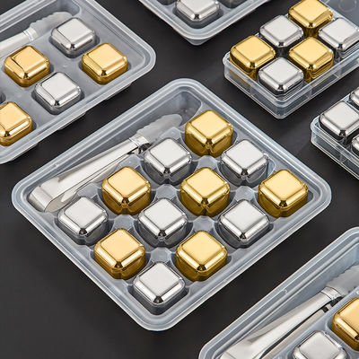 Accessoires de barres métalliques Pièces de refroidissement en acier inoxydable pour refroidir le whisky et le vin cola