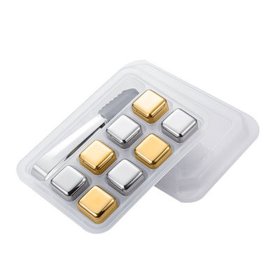 Accessoires de barres métalliques Pièces de refroidissement en acier inoxydable pour refroidir le whisky et le vin cola