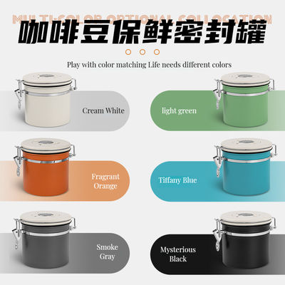 Package de stockage alimentaire Modern 304 étain de café boîte avec conservation respirante