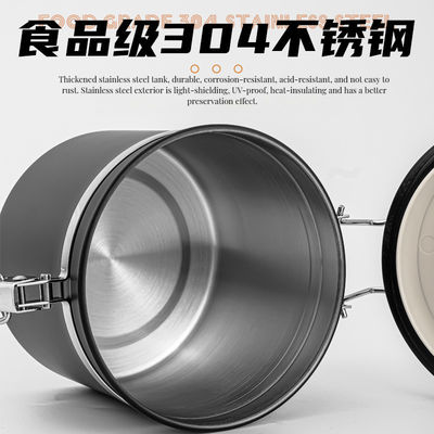 Package de stockage alimentaire Modern 304 étain de café boîte avec conservation respirante