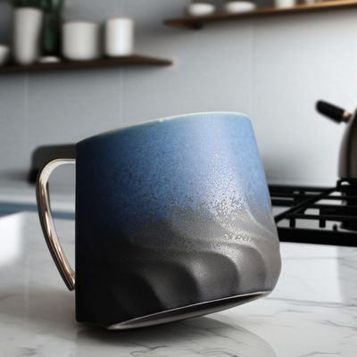 Tasse à café à l'os avec logo personnalisé et fonction de changement de couleur