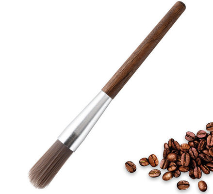 Pinceau de nettoyage à poignée en bois pour broyeur de café
