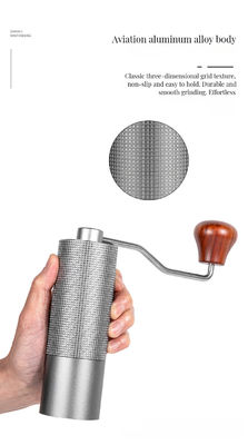 Appareils de cuisine à grande capacité moulin à café à manivelle pour le broyage manuel