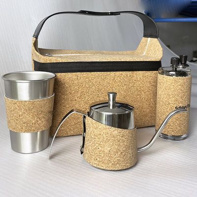 Moulin à café manuel traditionnel OEM à haute capacité avec liège en acier inoxydable PU