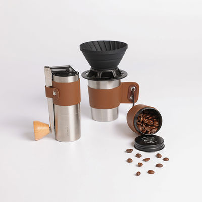 Moulin à café manuel traditionnel OEM à haute capacité avec liège en acier inoxydable PU